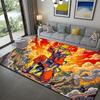 Naruto Theme Pattern Rug Washable Soft Plush Carpet for Home Indoor Decoration