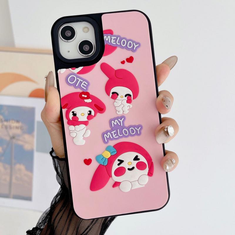 

3D Cartoon Silicone Phone Case for iPhone 12/13/14 Pro/Pro Max iPhone 15