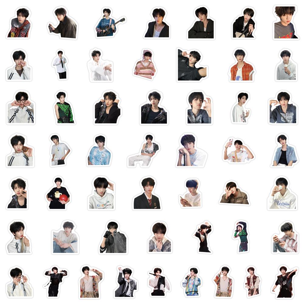 105 New Style Zhang Guiyuan Celebrity Graffiti Stickers: Skateboard & Notebook Decor, Cartoon Personality Stickers