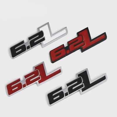 Autocollants de voiture en métal emblème insigne de coffre automatique pour Ford F150 6.2L Chev//rolet C7 Cam/aro 2011-2015 6.2 L accessoires de style de voiture