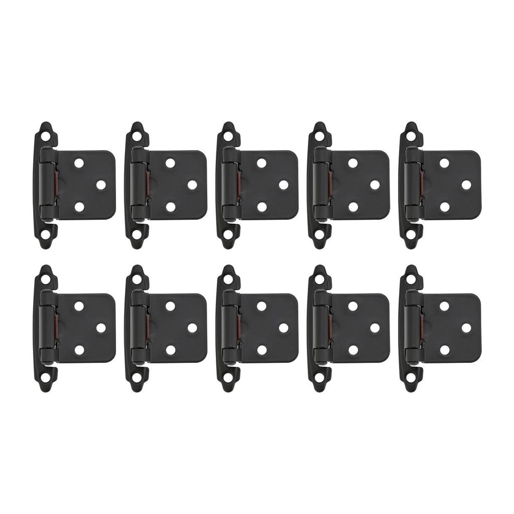 10x 1/2inch Cabinet Door Hinges Easy Installation Heavy Duty Door Hardware