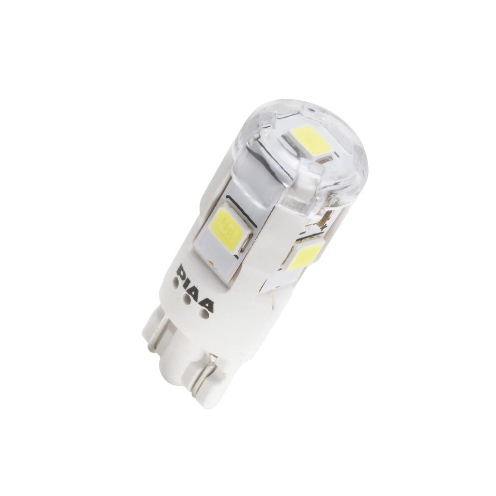 PIAA LED Position Light Bulbs T10 12V 6600K 300lm Omnidirectional Cool White 2-Pack