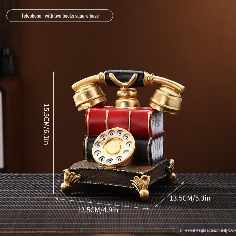 Vintage American Telephone Decoration for Home or Bar