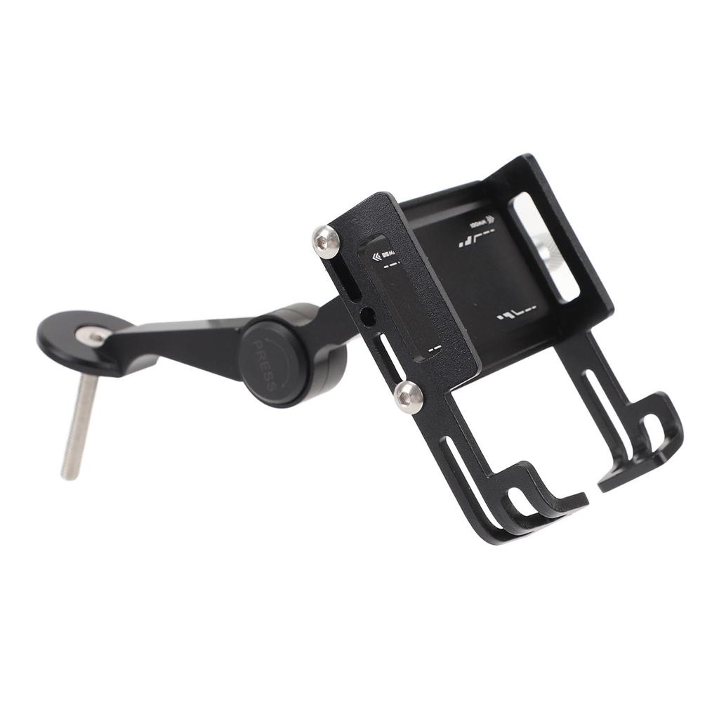 Stem Phone Mount Holder Aluminum Alloy Adjustable  Phone Mount for Road  Mountain Bi