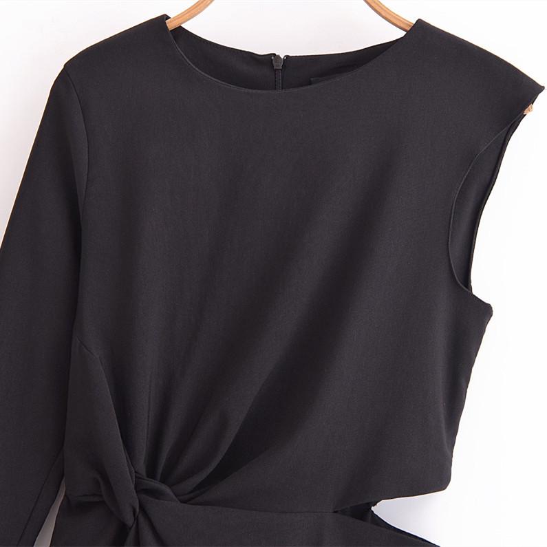 2025 Spring Women's One-Shoulder Slim Fit Midi Dress