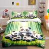 "Adorable Panda Family Cuddle." Bedding Sets Duvet Covers Pillowcases(1* Duvet Cover 2* Pillowcases Without Duvet Insert)