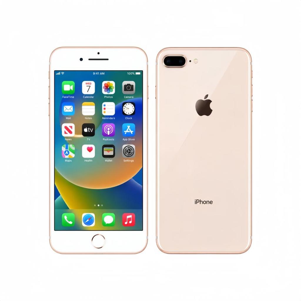 Refurbished Apple iPhone 8 Plus 3GB RAM 64GB ROM 4G LTE Unlocked iOS Smartphone With Single SIM