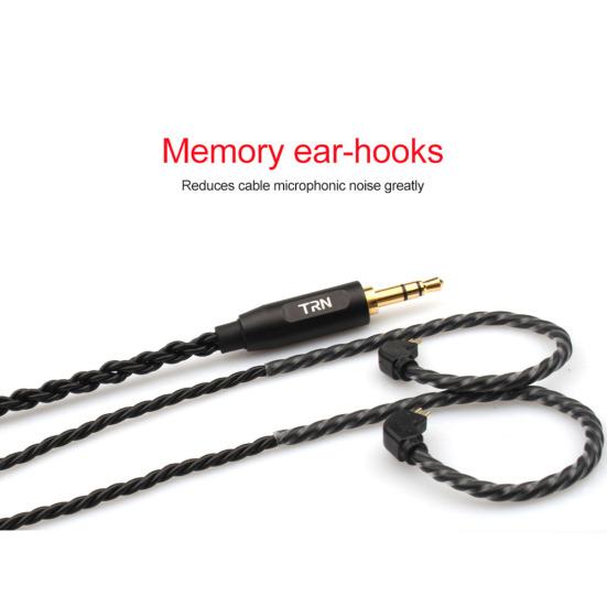 TRN 0.75mm/0.78mm/MMCX Replace Braided Wired Earphone Headphones Cable Cord Wire
