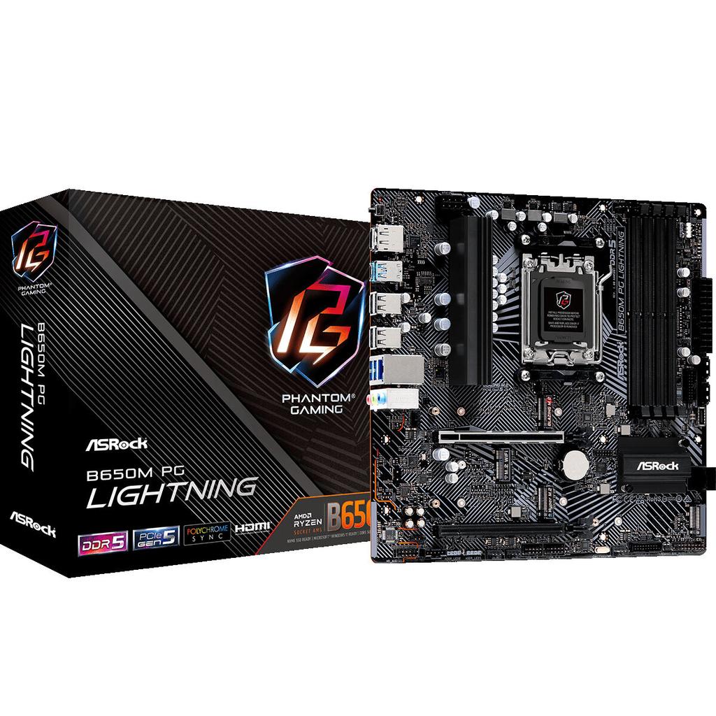 Motherboard ASRock B650M PG LIGHTNING AMD B650 AMD AM5