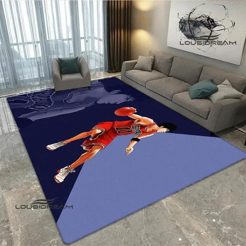 3D Cartoon Slam Dunk printed carpet Non-slip carpet outdoor carpets area rug Home bedroom decor rug for bedroom birthday gift