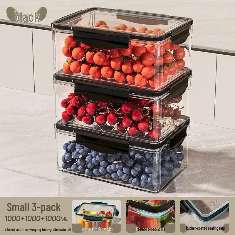 Qiwei Large Capacity Food-Grade Refrigerator Storage Container