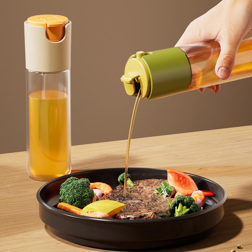 Manuelle Sprüh-Gewürzflasche Versiegelt Auslaufsicher Ölkontrollflasche Für BBQ