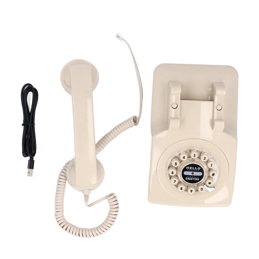 Voice Record Guest Book 120 Hours Recording 8G Capacity Retro Style Messages Guest Book Telephone