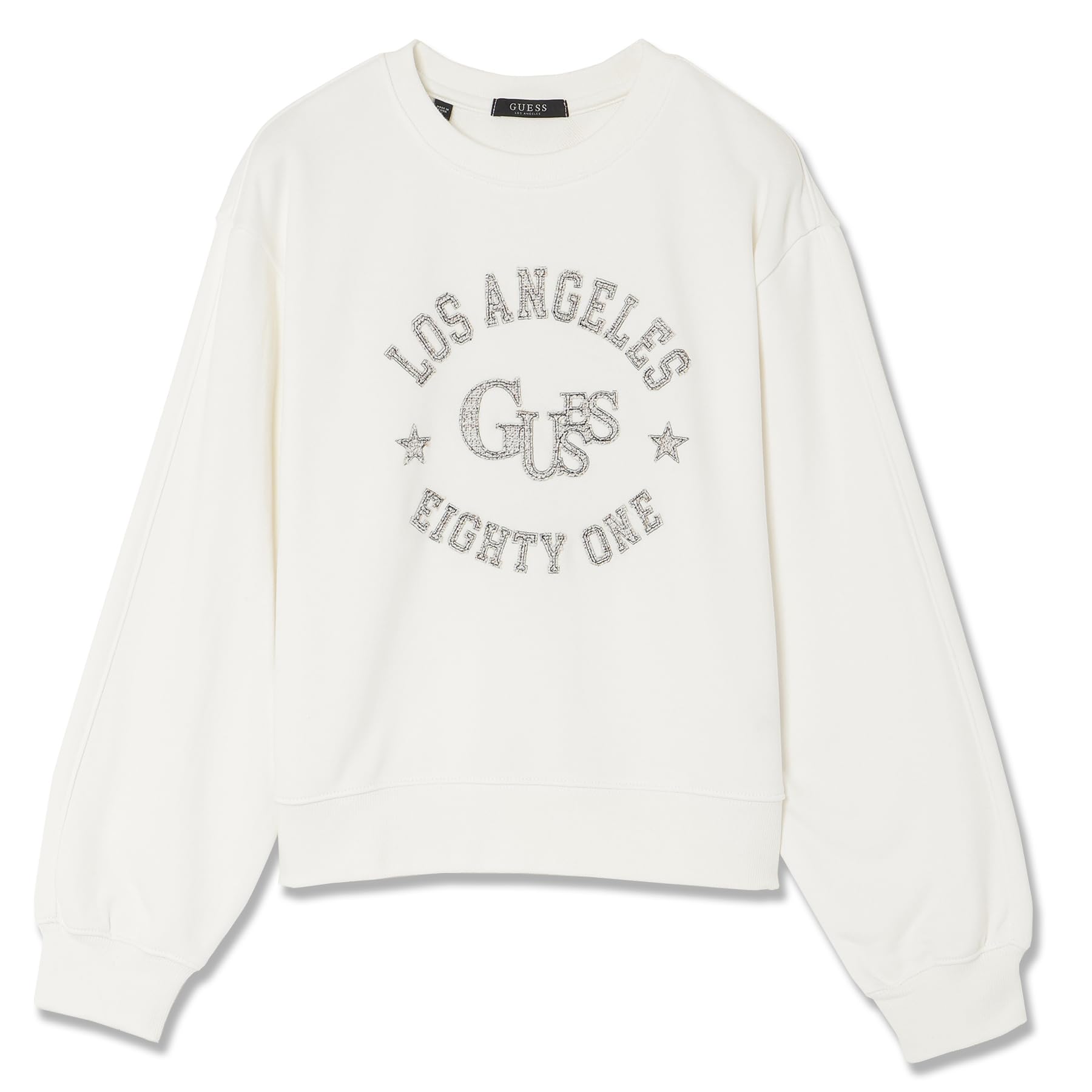 

Свитшот Guess Large Sleek цвета плюща женский