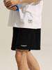 Chaebteoegseu Basic Washed Cotton Snug Sweat Shorts (Black)