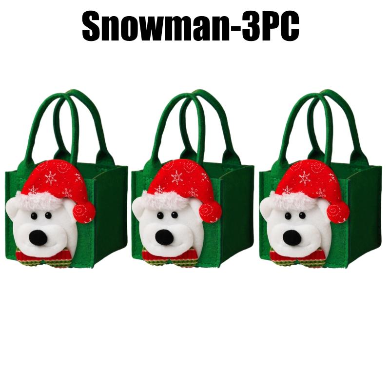 Christmas Felt Bag Creative Handbag Christmas Eve Apple Box Ping'an Fruit Bag Hand-held Gift Packaging Candy Decoration Gift Bag