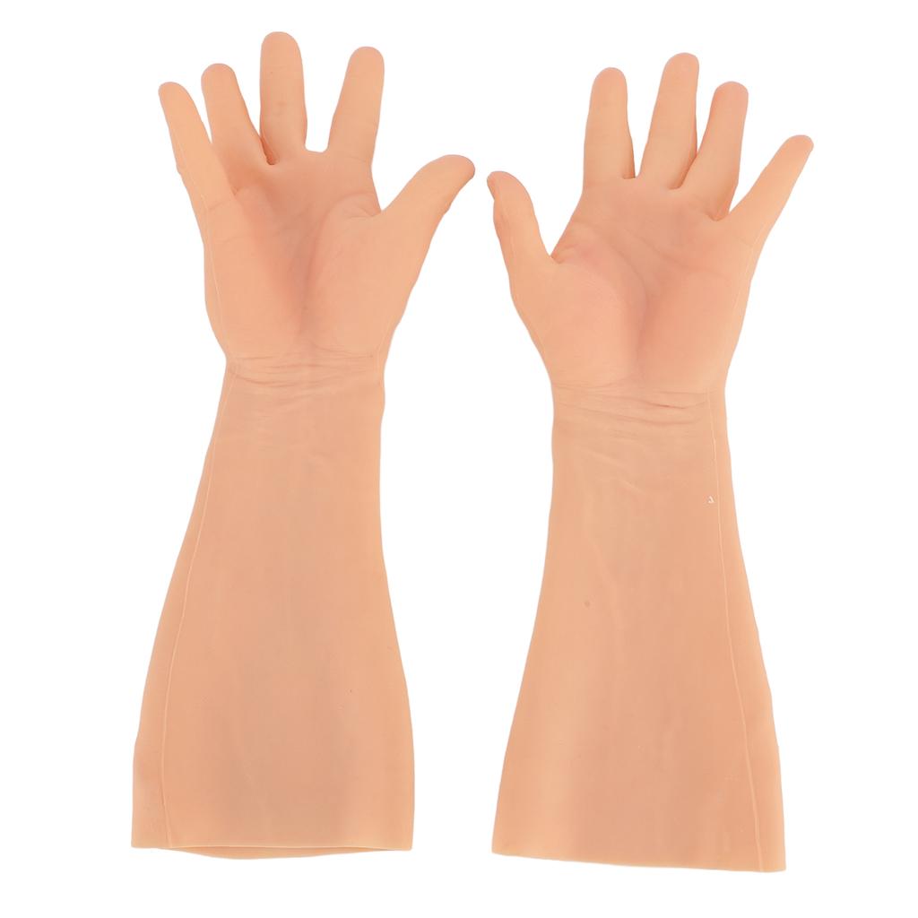1 Paio Guanti Protesici in Silicone da Uomo Morbidi Multifunzionali Crossdressing Guanti in Silicone da Uomo per