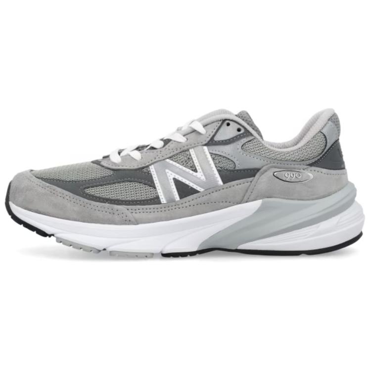 New Balance 990 V6 Comfortable Versatile Low-Top Running Shoes Men Sneaker Gray M990GL6SCG