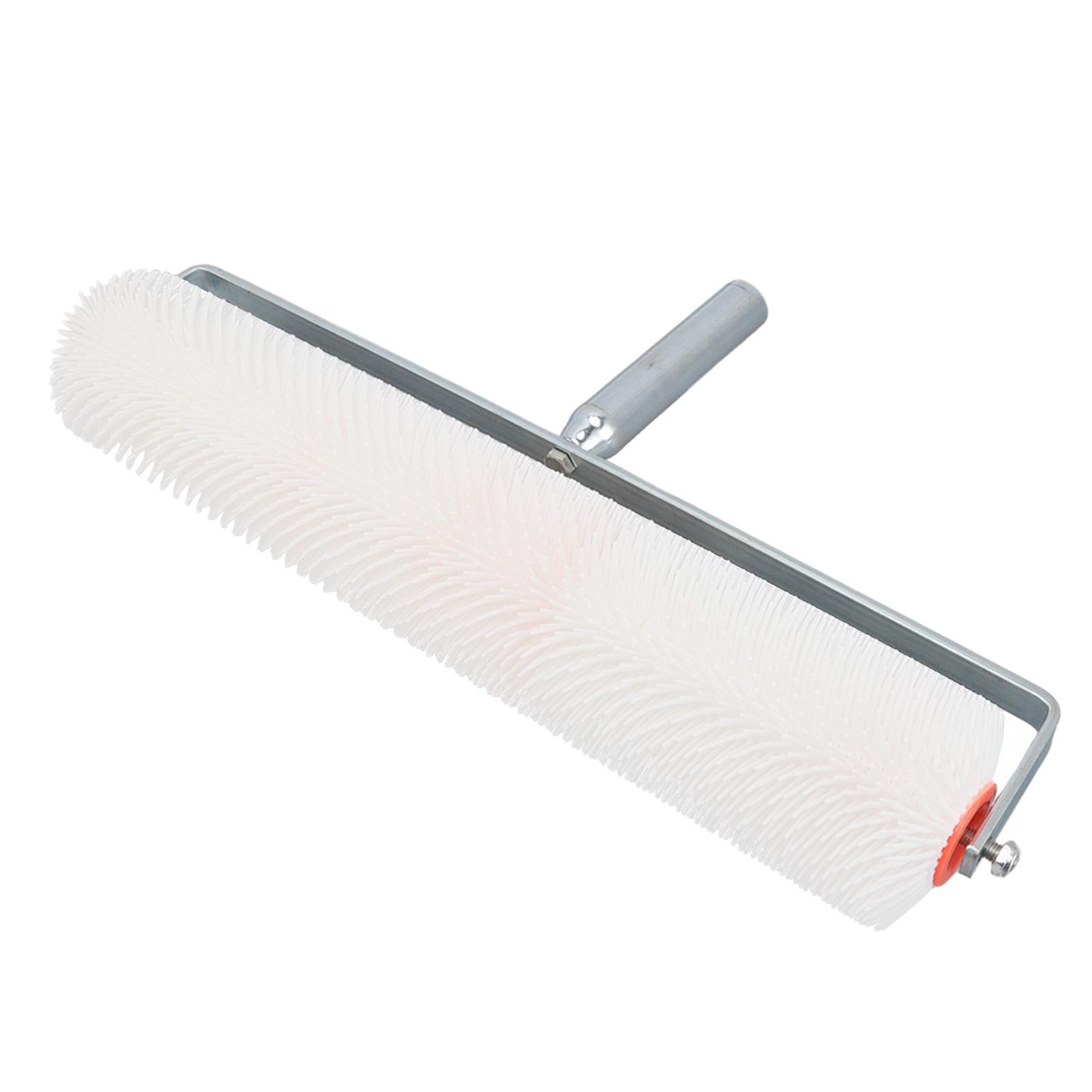

28MM Self Leveling Defoaming Spike Roller PVC Plastic Round Thick Needle Floor Aeration Roller Epoxy Cement