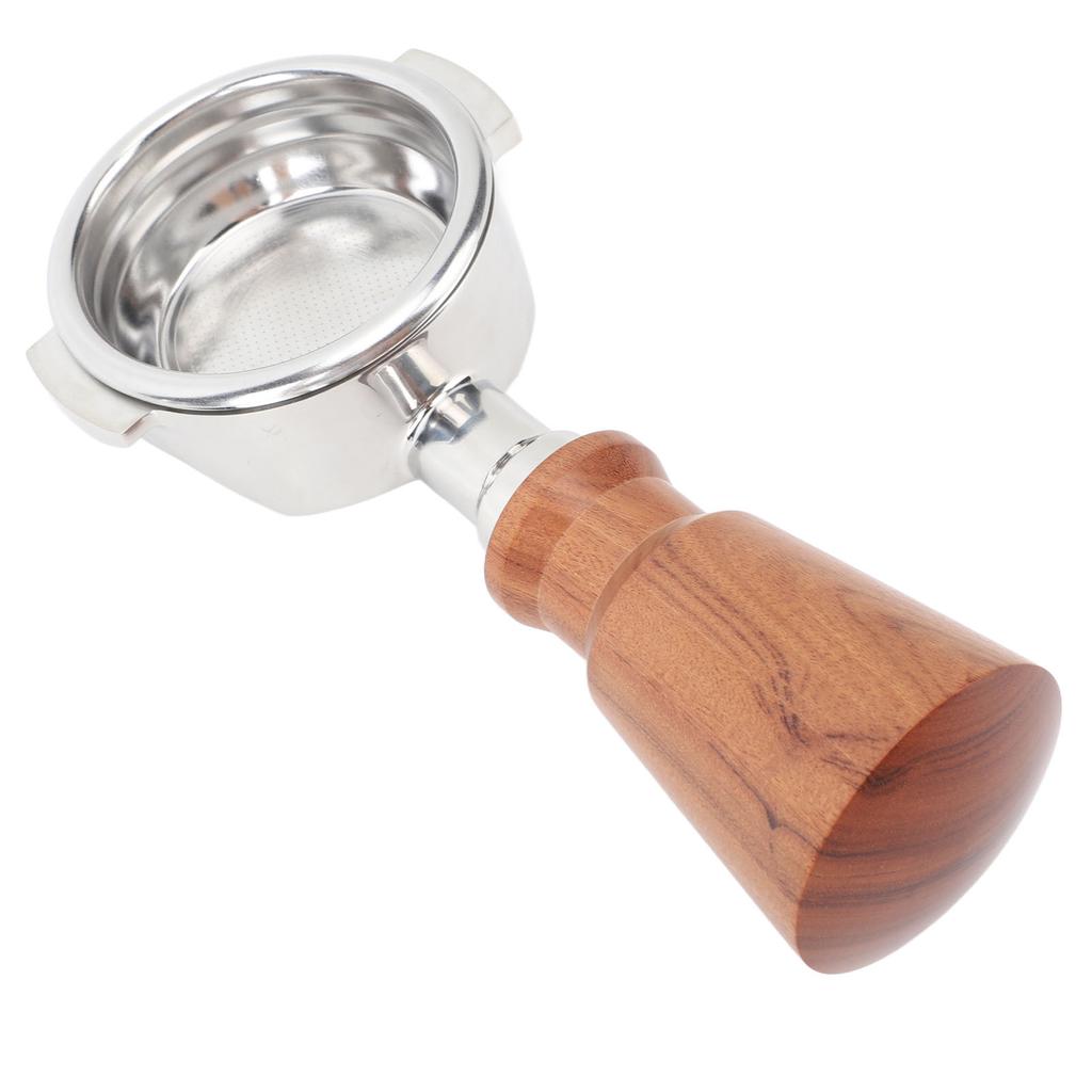 58mm Bottomless Portafilter Ultra Fine Mesh Removable Filter Hollow Design Stainless Steel