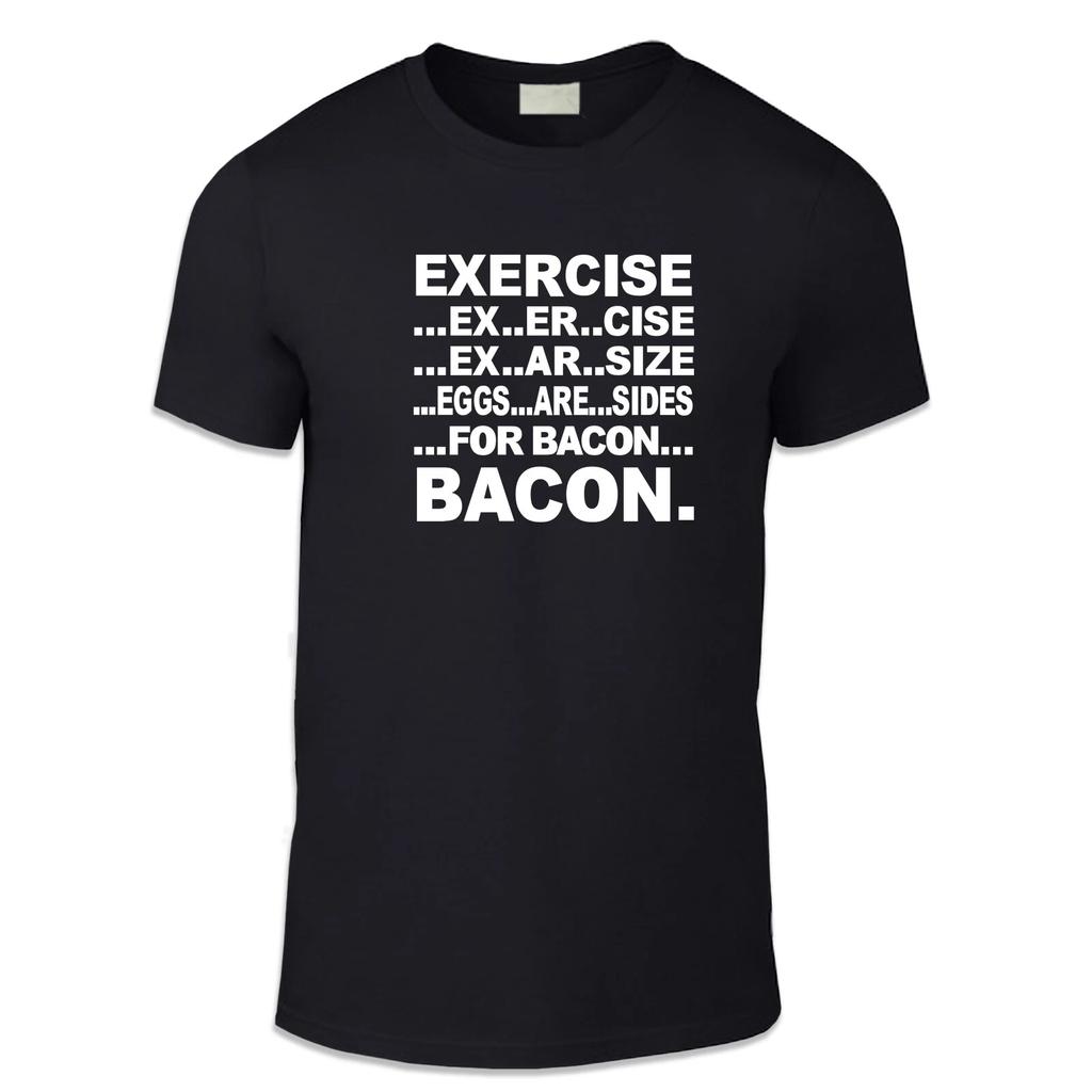 Oefening Spek Volwassen Unisex T-shirt - Leuke Humor Eten Gek
