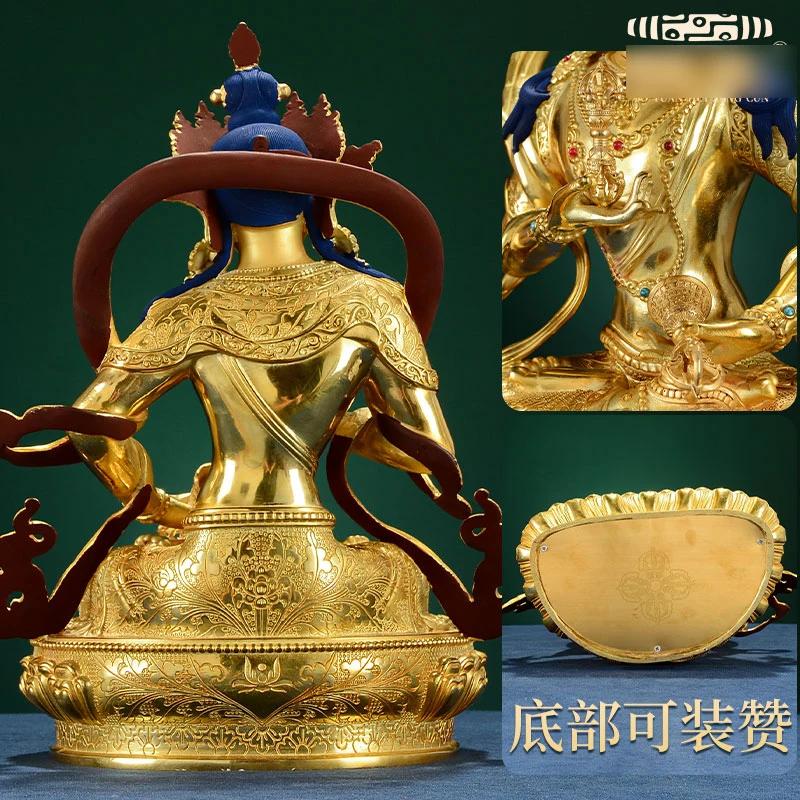 GOOD HOME family Spiritual efficacious Nepal Buddhism Gilding Vajrasattva Vajra Buddha copper statue 16/21/31/48cm tall