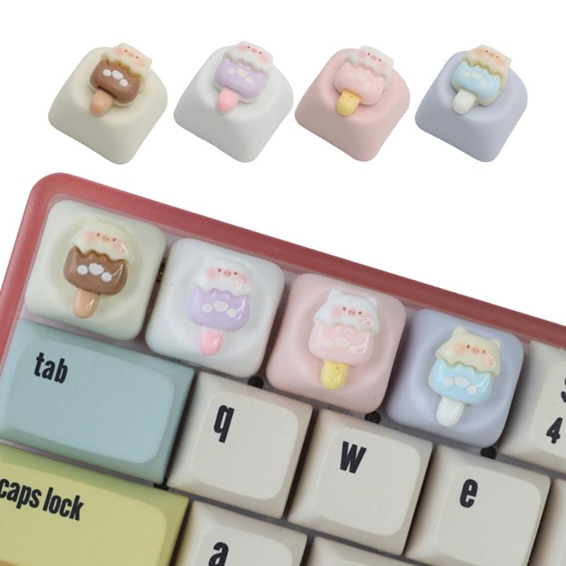 Customizable Piggy Theme Resin Keycaps Mechanical Keyboard Keycap Featuring Ergonomic And Slip Proof