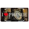 Europa Stadt 15x30CM Schild Metallschild Vintage Plakette Blechschild Wanddeko Für Bar Land Irland/Paris/Prag Poster