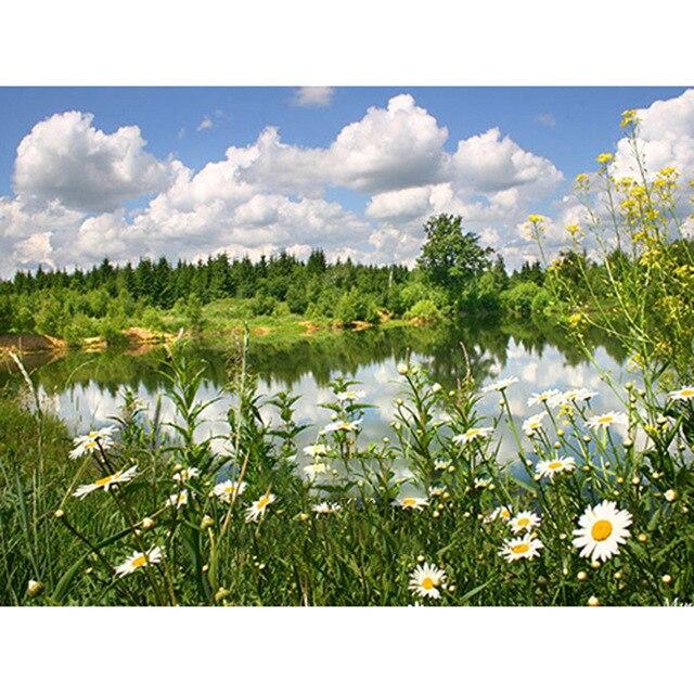 Flower Diamond Painting Accessories 5D DIY Diamond Mosaic Embroidery Cross Stitch Full Round Square Rhinestone Home Decoration