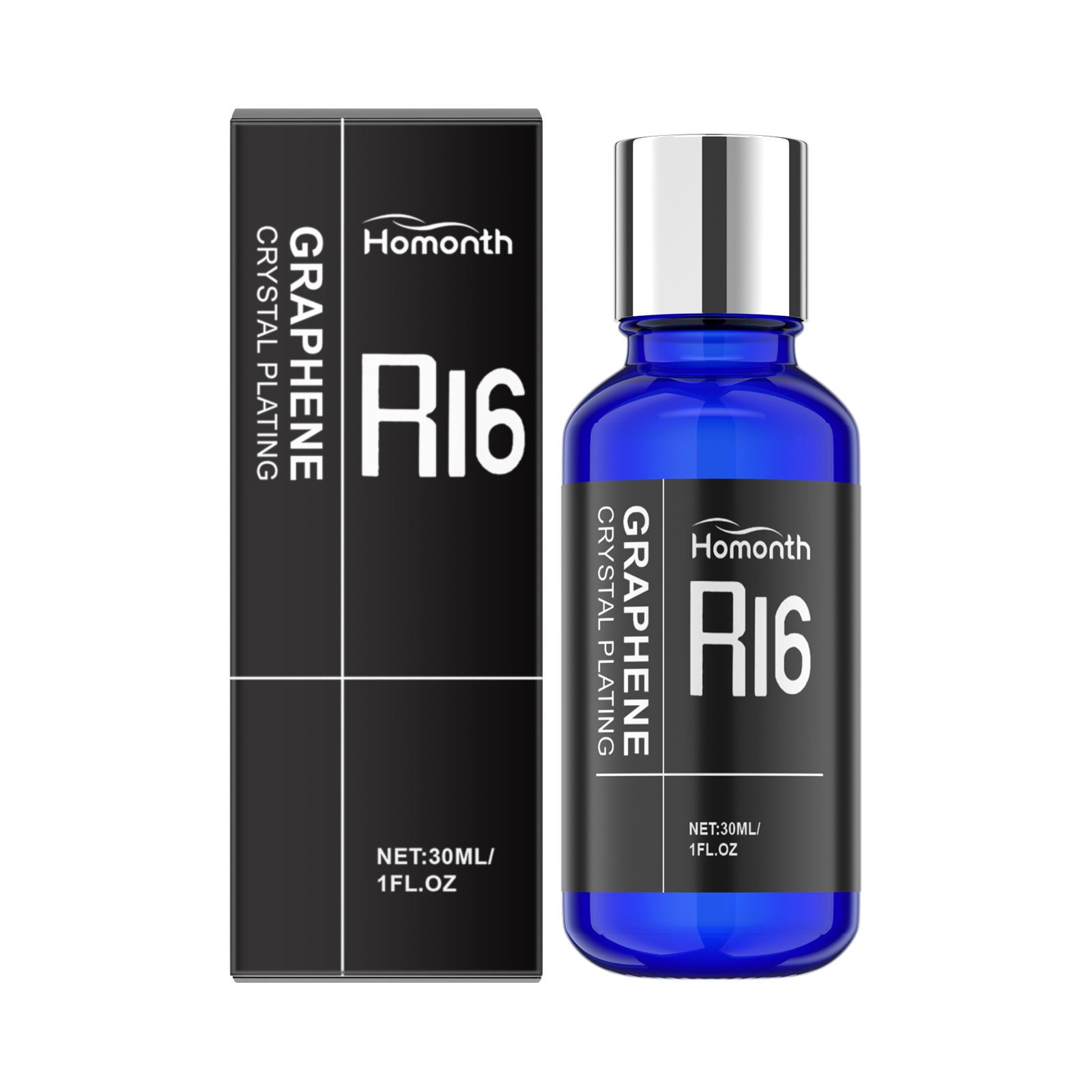 Homonth Graphene R16 Car Interior Plastic Refurbishment Coating Agent, Anti-Fade Protection, Anti-Aging Care, 30ml
