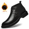 Men Boots Winter New Luxury Men Shoes Genuine Leather Casual shoes Fashion British Style High-top Chelsea Boots Business shoes