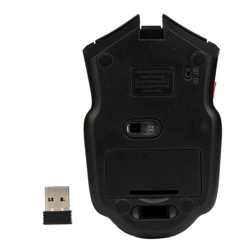 Gaming Mouse Ergonomic Wireless Mouse PC Gaming Mice Silent with Operated For PC Laptop DPI 6 B R9A4