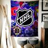 NHL Wall Tapestry Aesthetic Wall Hanging Printed Fabric Blanket Decorative Tapestries for Bedroom Living Room Home Decor