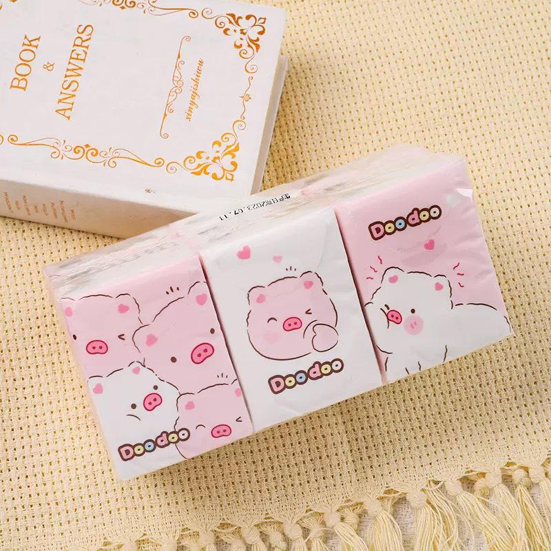 Sanrio Hello Kitty Solid Color 9-Pack Portable Tissues
