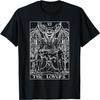 The Lovers Tarot Card Halloween Grim Reaper Gothic Horror T-Shirt