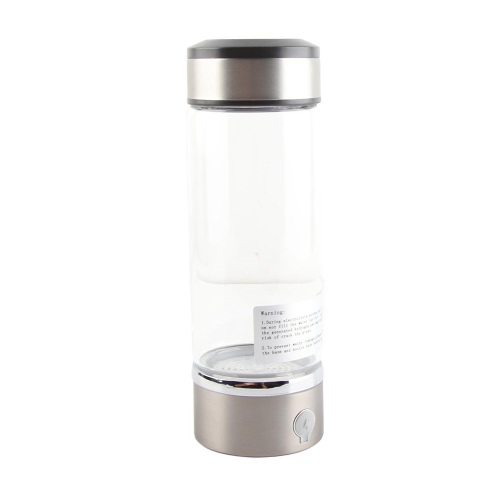 Portable 420ml Hydrogen Rich Water Glass USB Rechargeable Ion Water Generator Hydrogen Rich Water