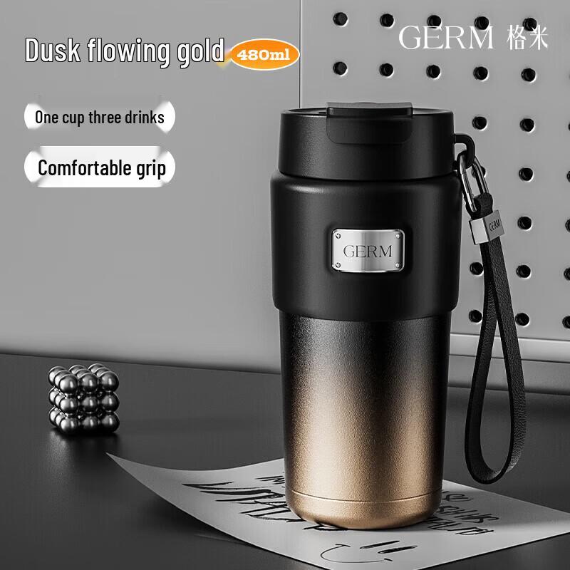 Germ Double-Drink Insulated Coffee & Water Bottle