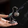 Red-crowned Crane Incense Holder Zinc Alloy Incense Burning Incense Burner  Home Decoration