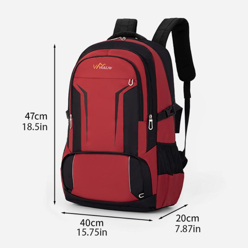 Universal hiking backpack, multifunctional, large capacity, hiking trip, with zipper, hip adjustment, practical pocket