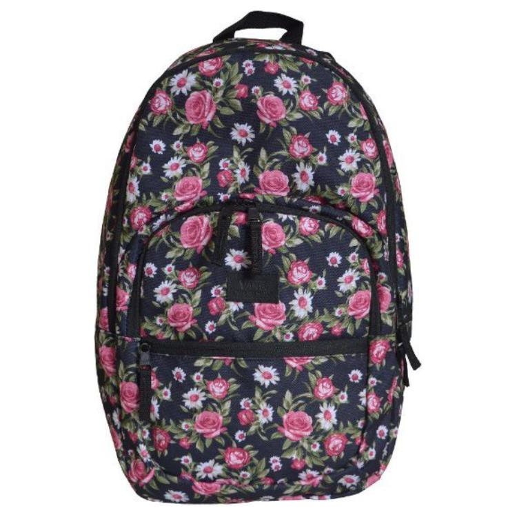 New Vans Canvas Backpack Regular Unisex Black VN0A4B28F2B