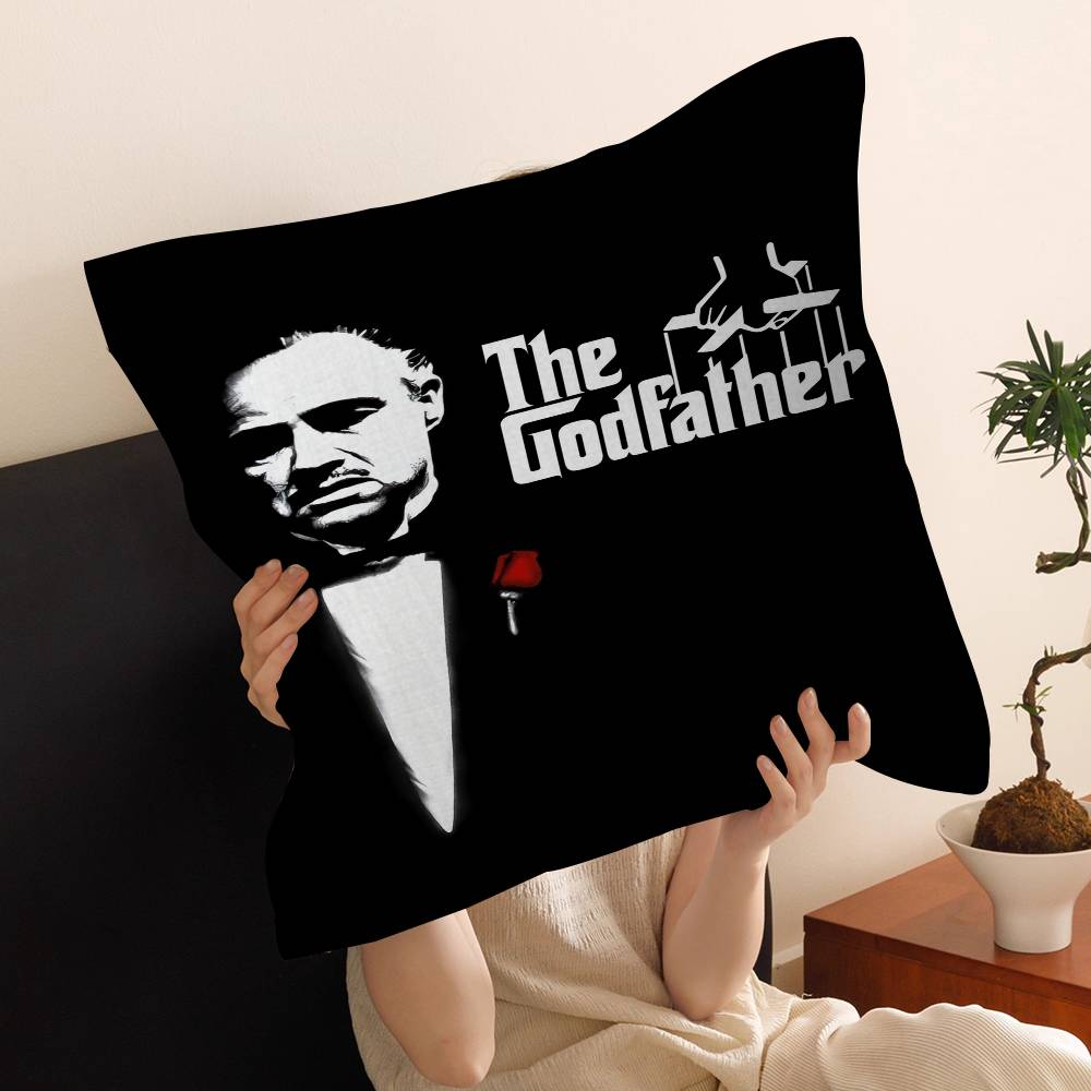 Classic Movie Gangsters The Godfather Personalized Picture Text Home Decorative Pillows Household Gifts 45X45Cm