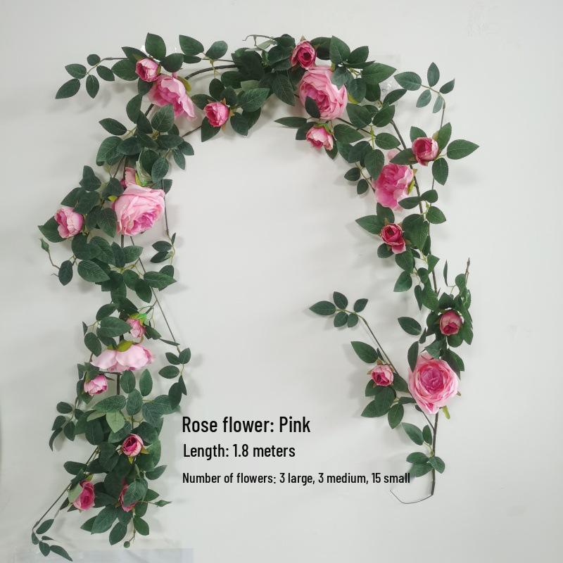 Rampicante di Rose Decorativo Simulato per Matrimoni e Arredamento Casa