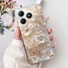 4G Clear For Realme Note 60 Case RMX3933 Luxury Butterfly Love Flowers Cool Lion Painted Phone Case For Realme Note 60X RMX3938