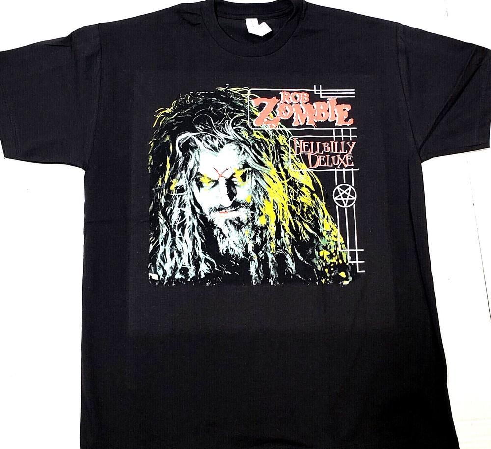 ROB ZOMBIE Tričko HELLBILLY DELUXE Heavy Metal Rock Horror Pánské Tričko pro Dospělé Nové Unisex Tričko