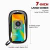 Mountainbike Rahmentasche Oberrohr Fahrradtasche PU PVC EVA Regendicht Satteltasche zum Fahren Doppeltasche Empfindlicher Touchscreen Fahrrad