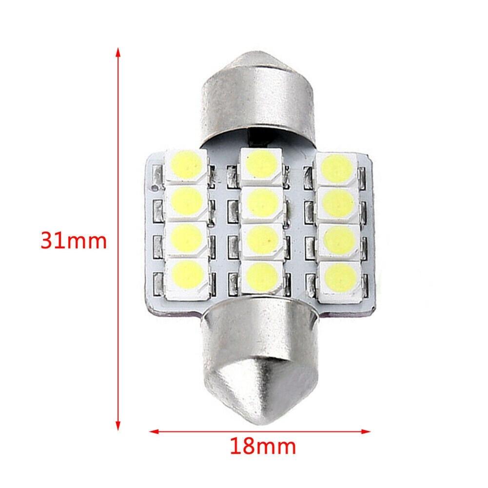 6000K License Plate Light Car Festoon Interior LED