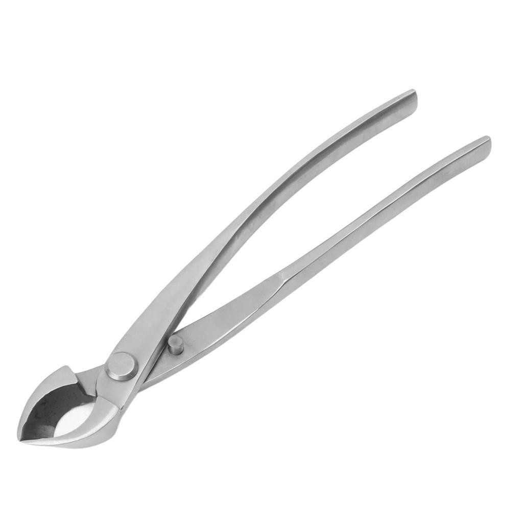 Bonsai Concave Branch Cutter Chromium Alloy Bevel Round Edge Knob Cutter for Home Garden