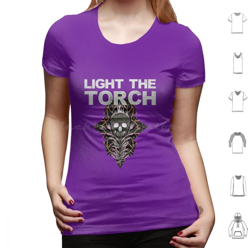 Metal Fan Art Light The Torch T Shirt 6xl Cotton Cool Tee Metal Metalband Light The Torch Metalcore Bandshirt Metalheads