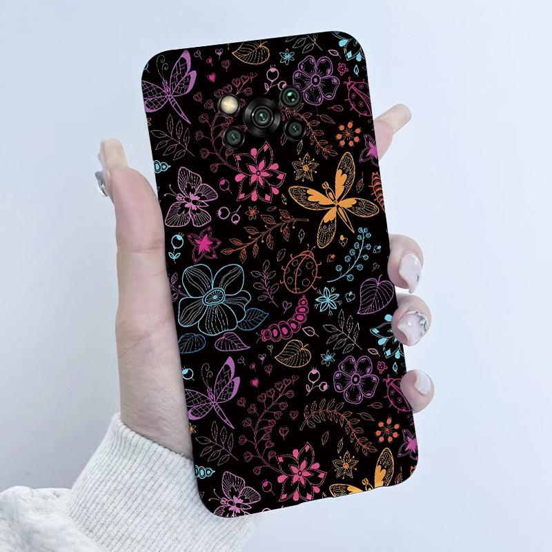 For Xiaomi Poco X3 Pro Case Flower Girls Design Soft Silicone Phone Back Cover For Xiomi PocoX3 Pro X 3 3X Poco X3 NFC Shells