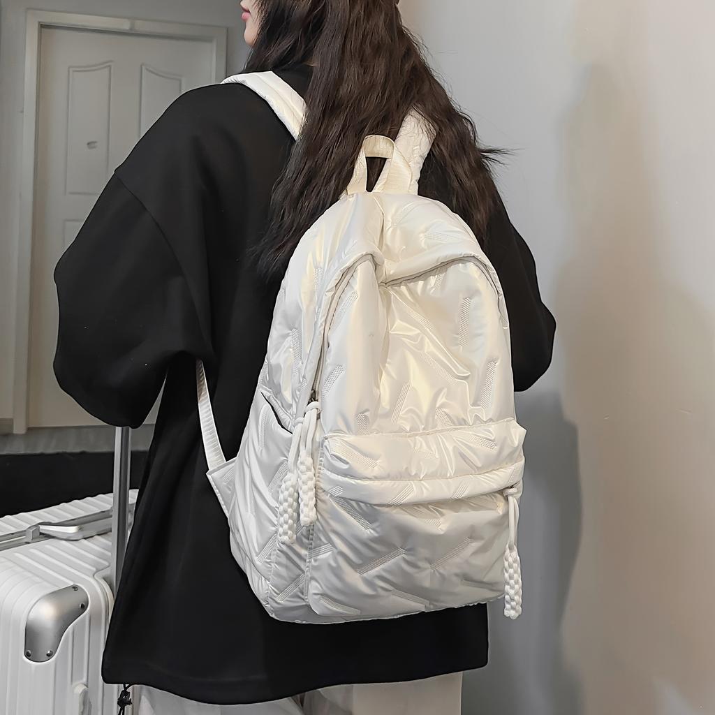 Fashionable, Simple, Versatile, Cute, Casual Backpack, Student Trend, Multifunctional School Bag, Sports Travel Large Capacity Backpack